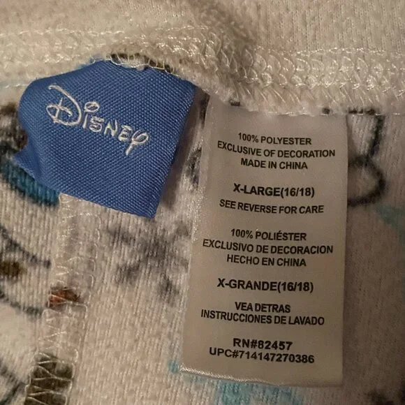 Disney Frozen Olaf SNOWMAN and SNOWFLAKE print hooded hoodie onesie one piece - Picture 10 of 16